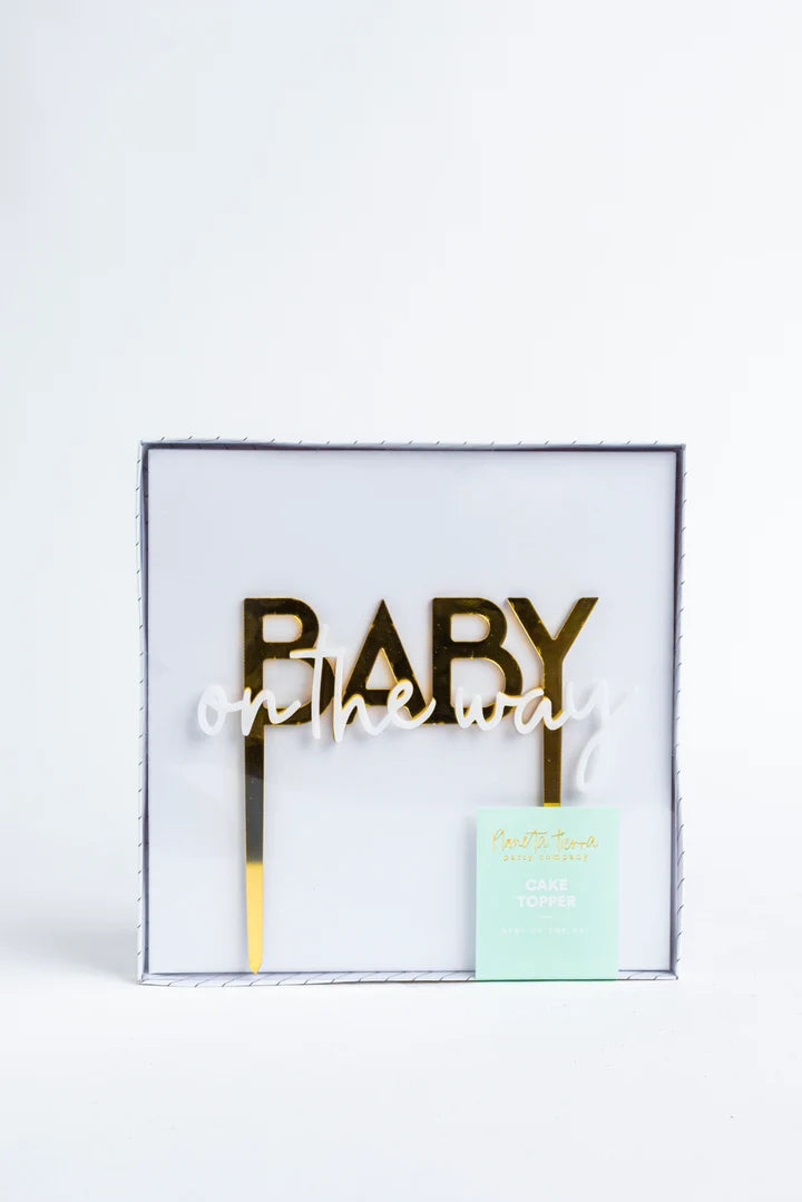 Cake Topper - Baby on the way