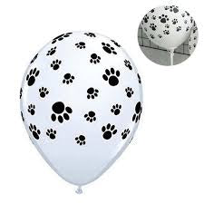 Globo Chico 11" - Huellitas de perro