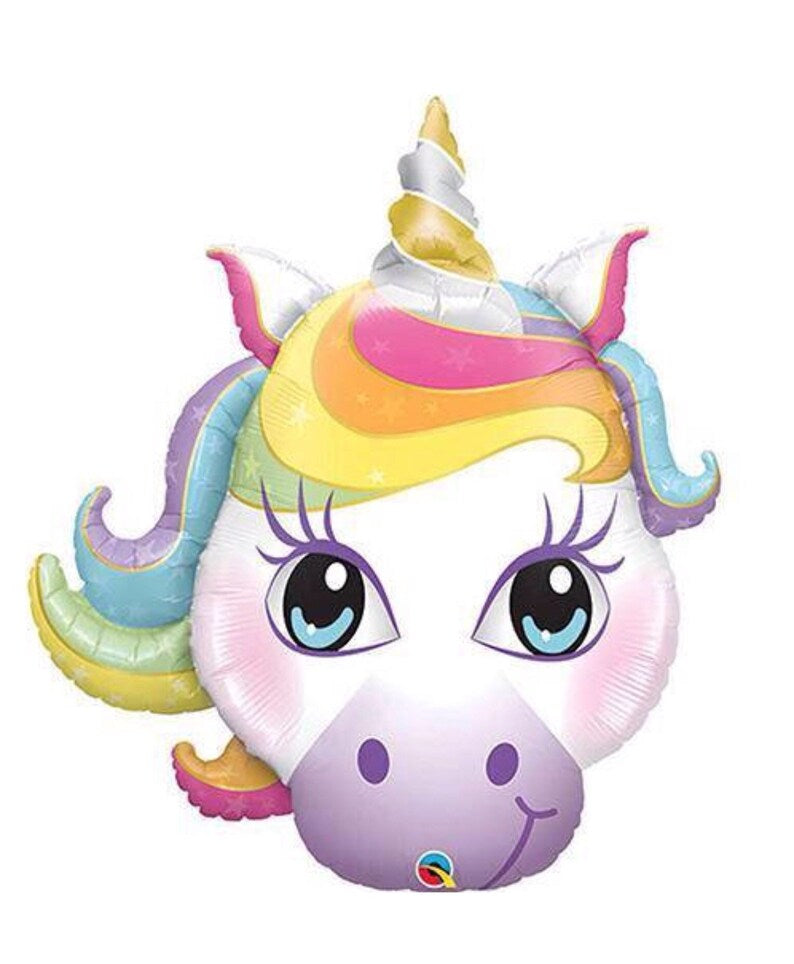 Globo Metalico - Cabeza de Unicornio