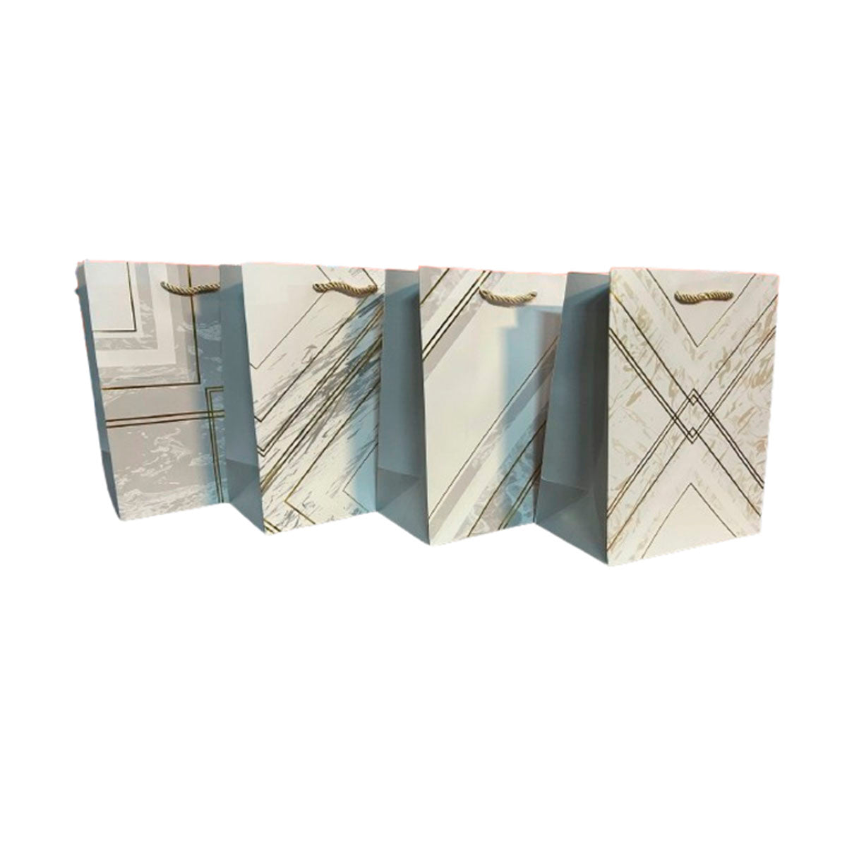 Bolsa de Regalo - Mediana - Gold Line - Diagonal