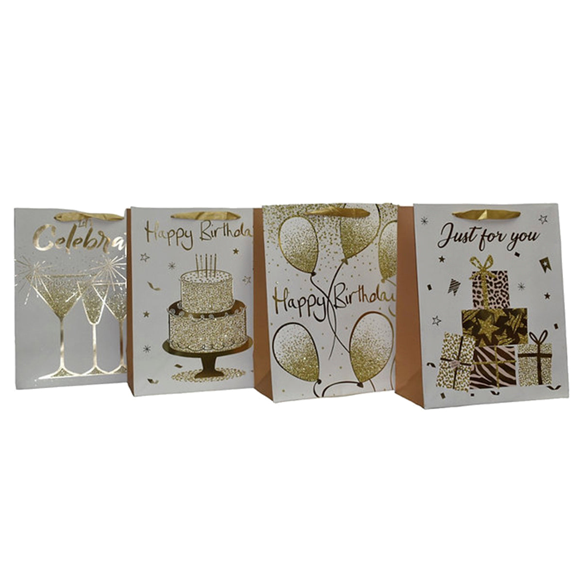 Bolsa de Regalo - Mediana - Glam Gold - Cake