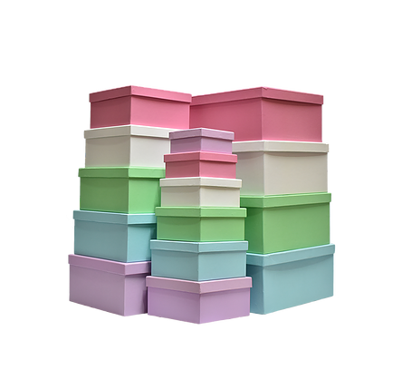 Caja de Regalo - Pasteles - 5 Azul Pastel