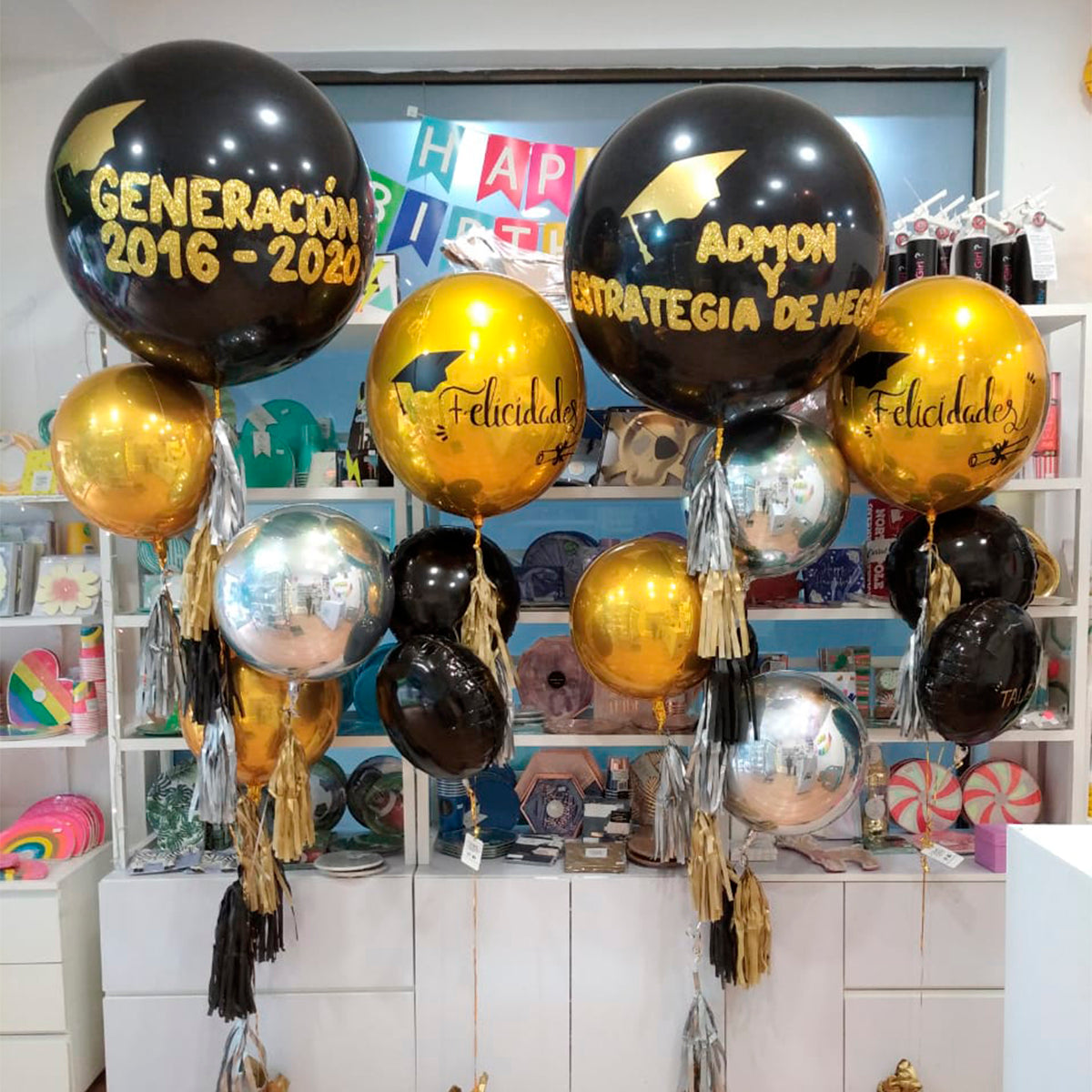 Arreglos De Globos Para Graduacion 570x570