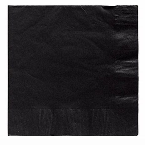 Servilleta negra (50 piezas)