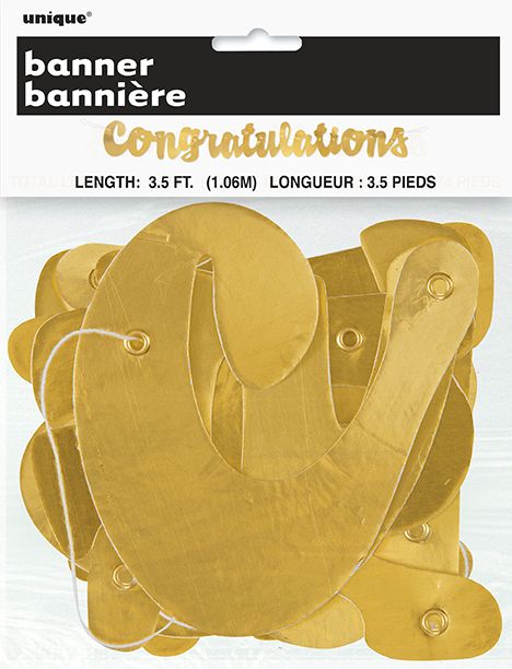 Letrero Congratulations