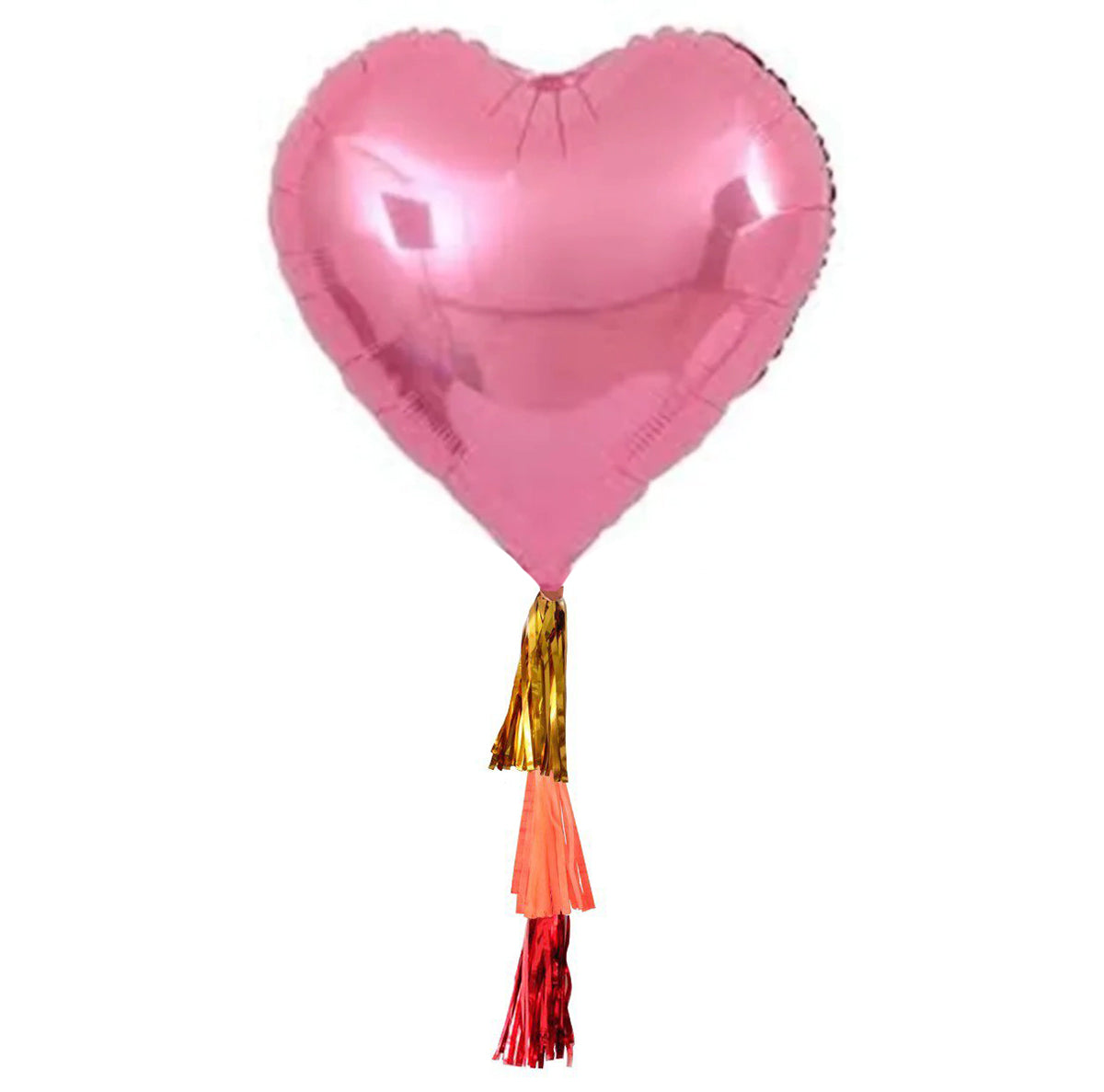 Globo Corazon Grande - Rosa Claro