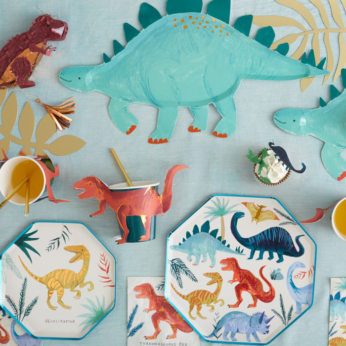 Platos de Stegosaurus (x4)