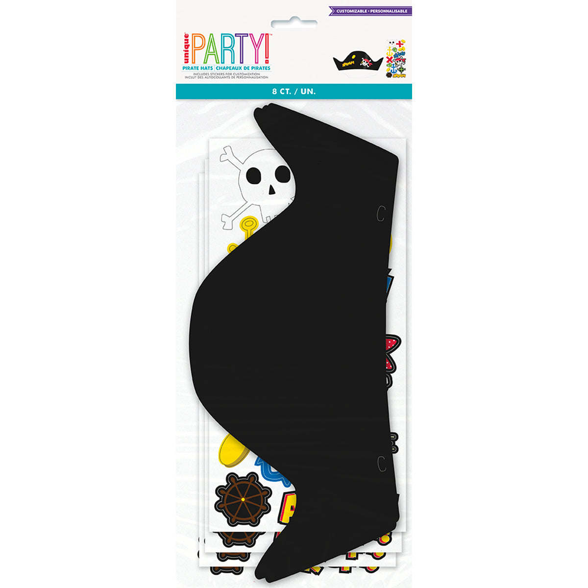 Kit Decora tu Sombrero Pirata
