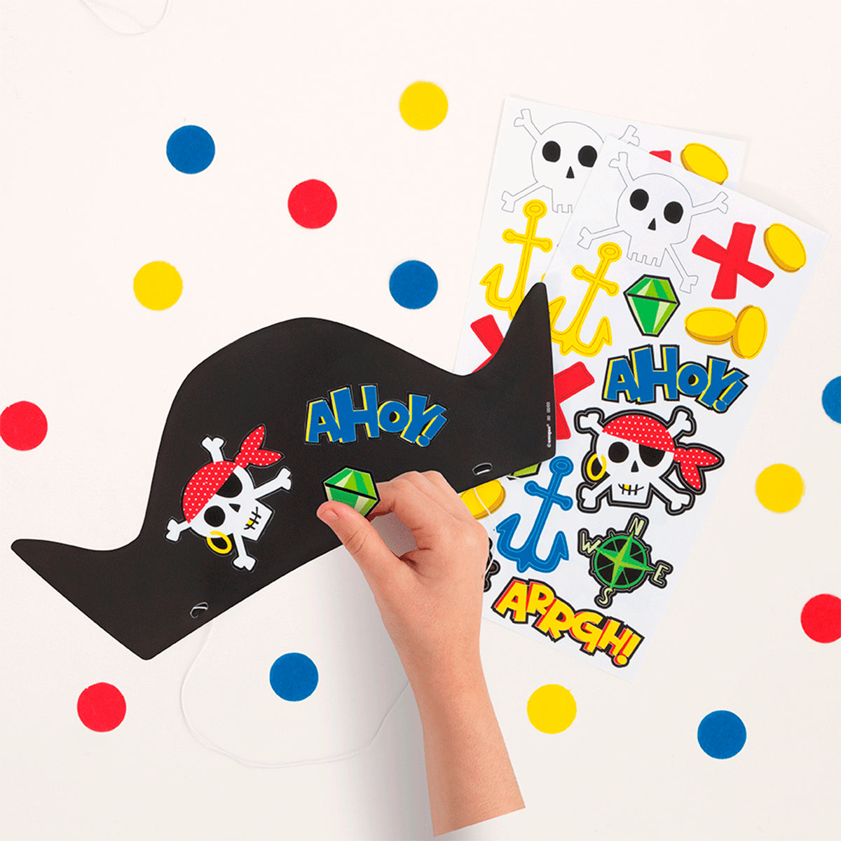 Kit Decora tu Sombrero Pirata