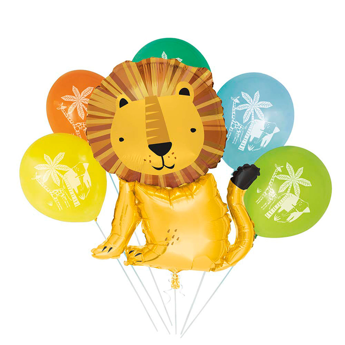 Kit Globos - Leon Party (6 piezas)