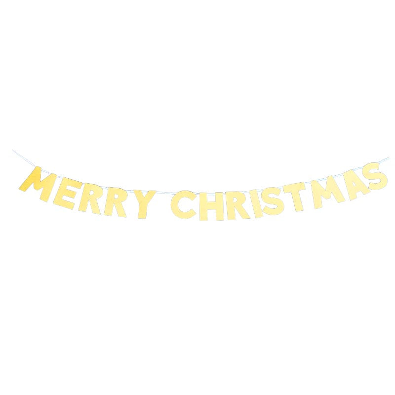 Letrero - Merry Christmas - Glitter Dorado