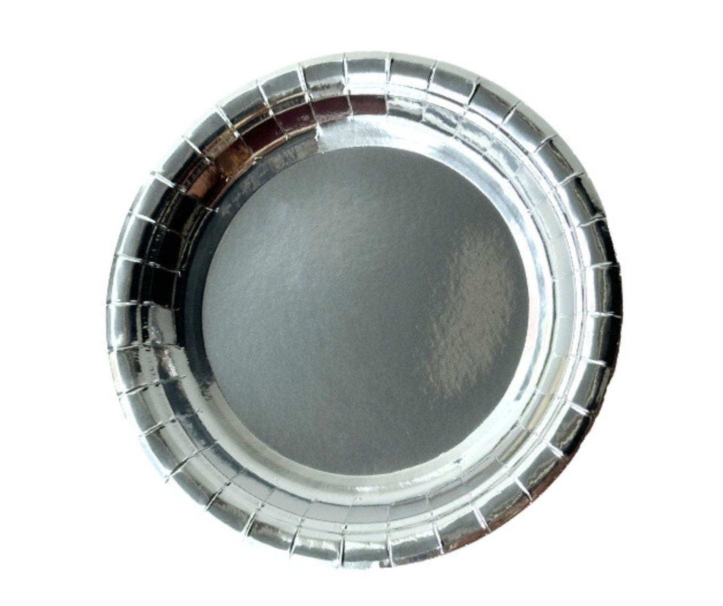 Plato Grande - Plata Foil (8 piezas)
