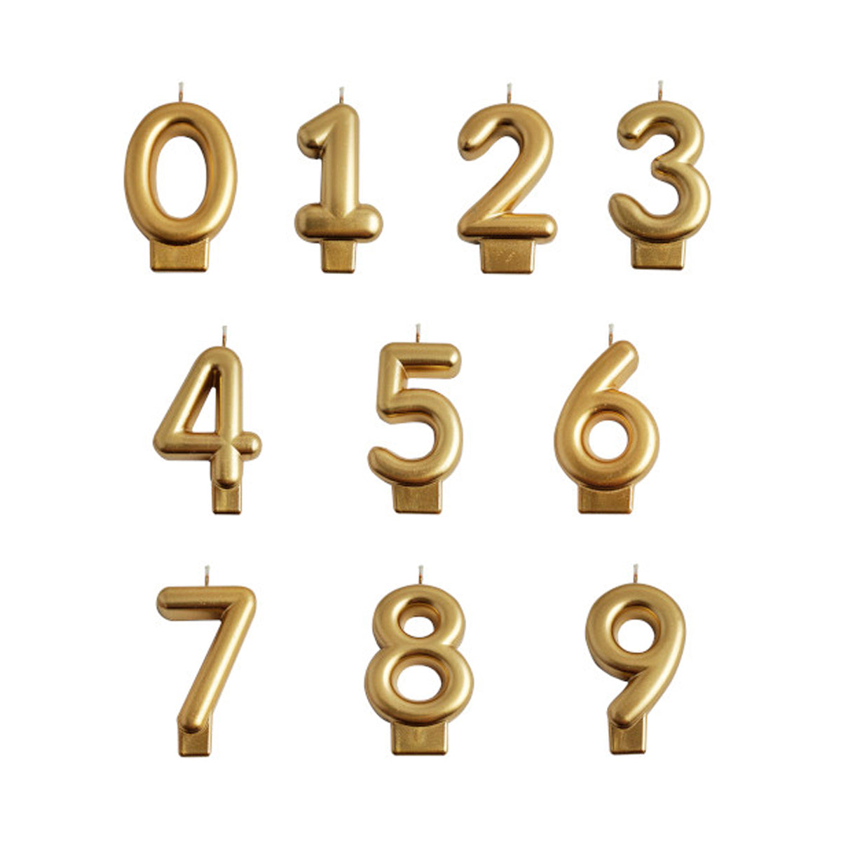 Vela Numerica - Dorado - 5