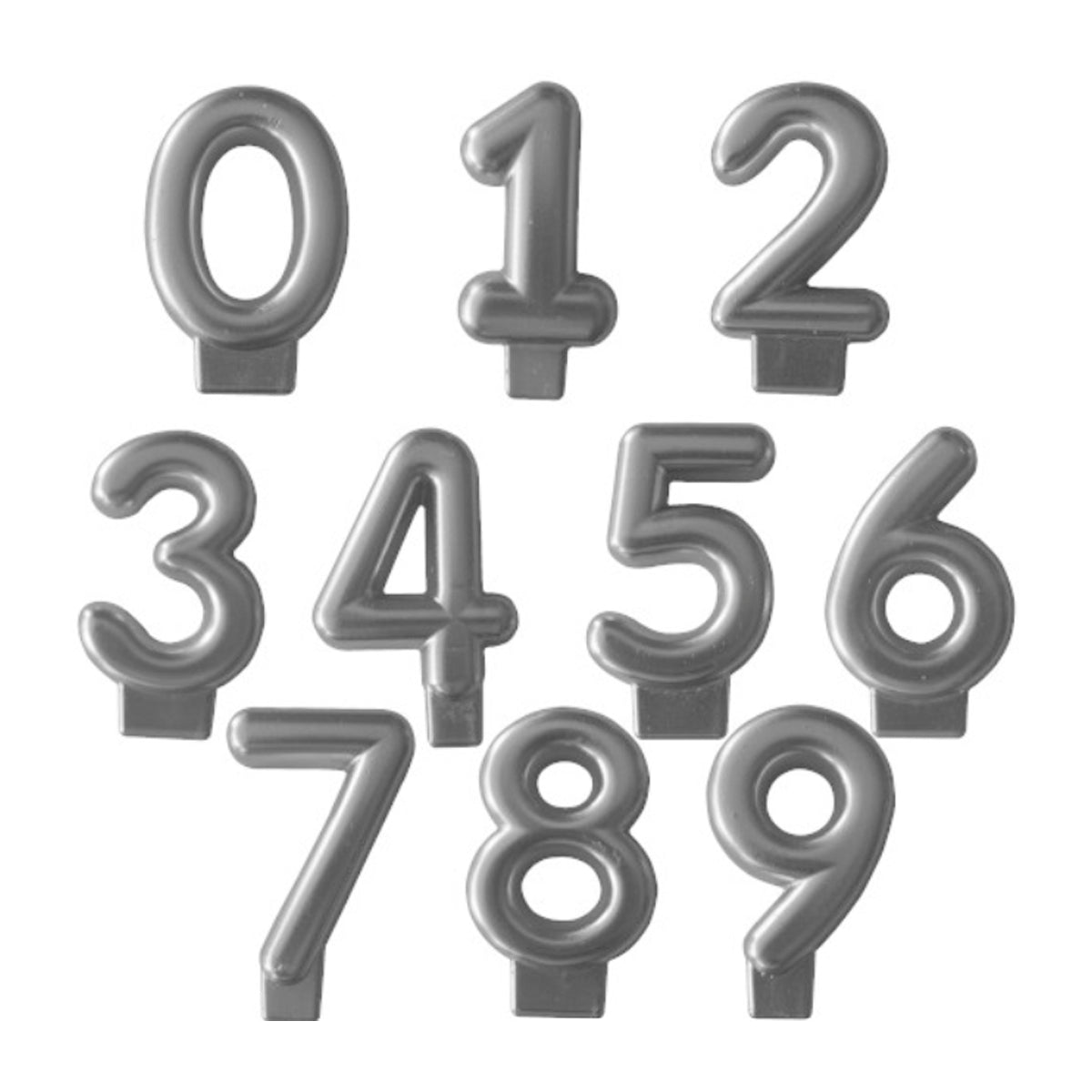 Vela Numerica - Plata - 8