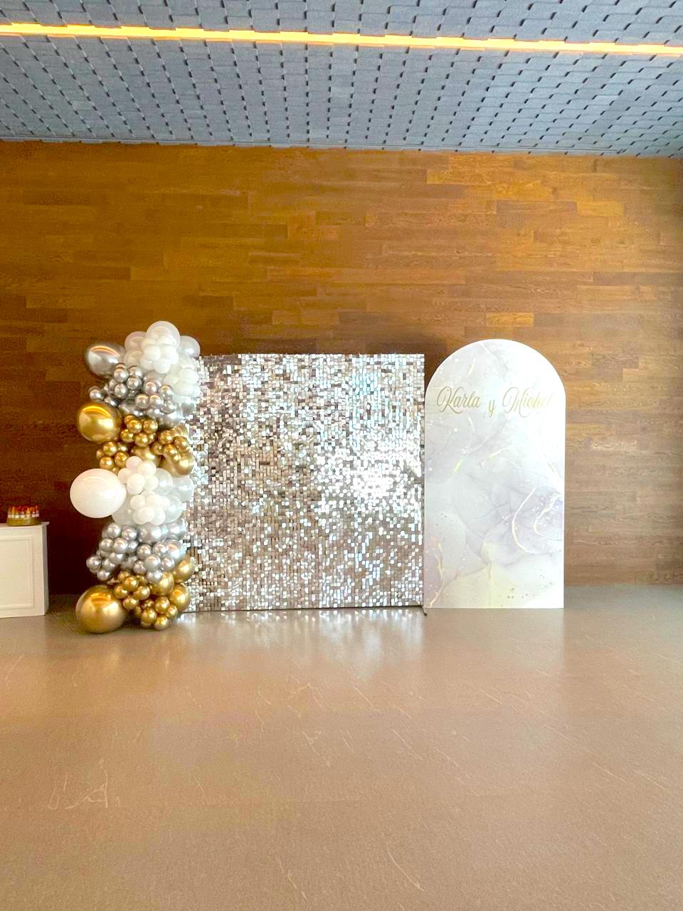 Shimmer Wall - Marmol Wedding