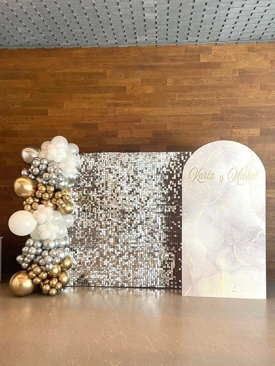 Shimmer Wall - Marmol Wedding