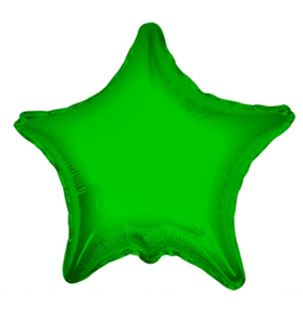 Globo Estrella - Verde Bandera