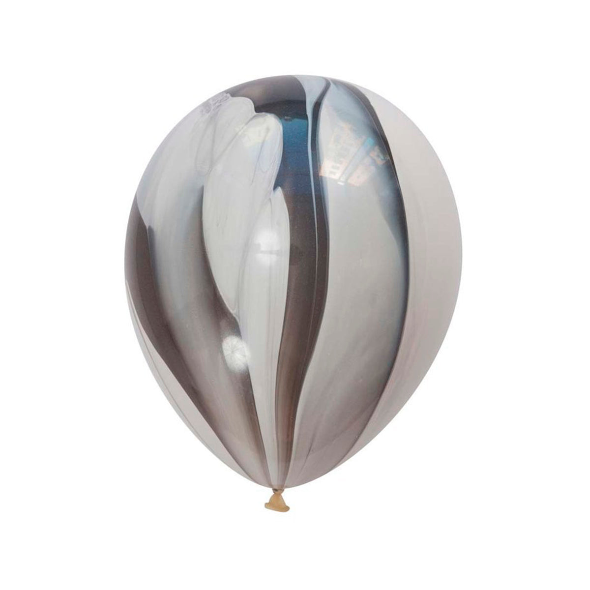 Globo Chico 11" - Marmoleado Negro