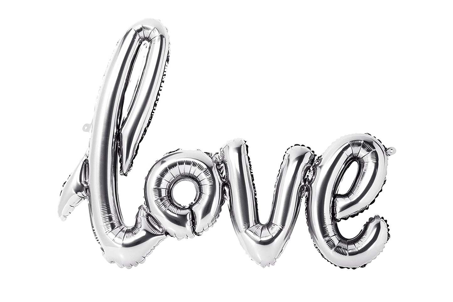 Letrero Plata Globos Chico - LOVE