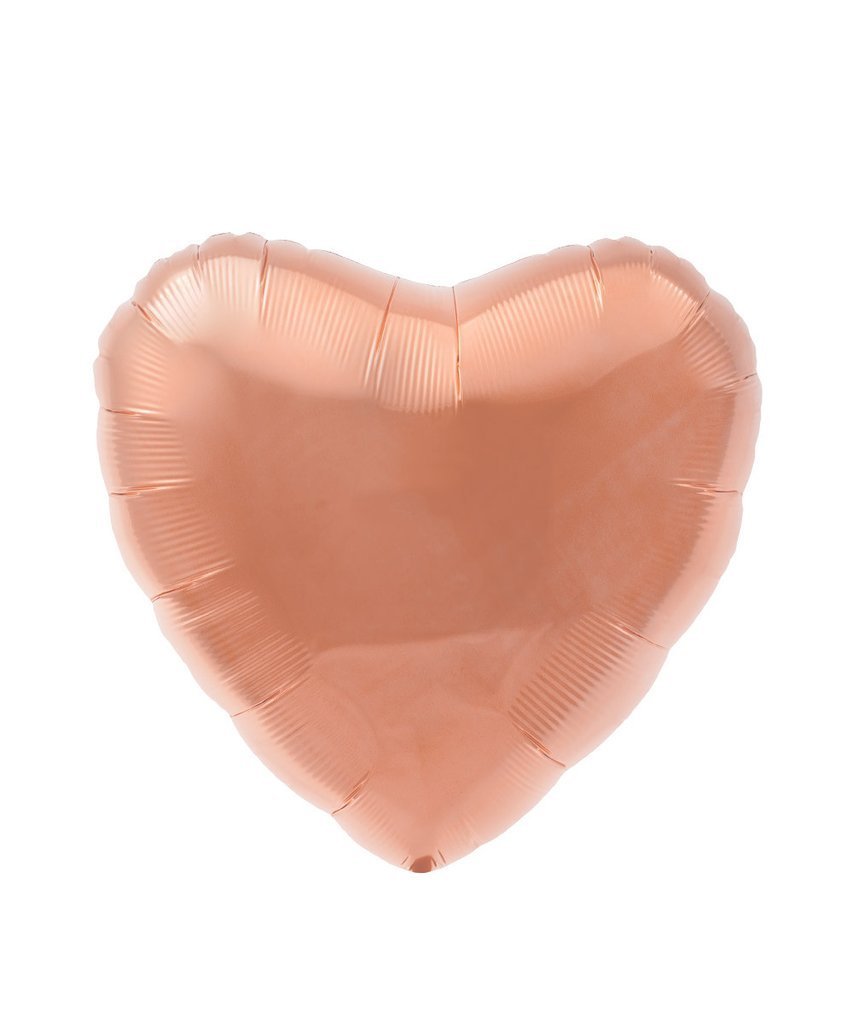 Globo Corazon Chico - Oro Rosa