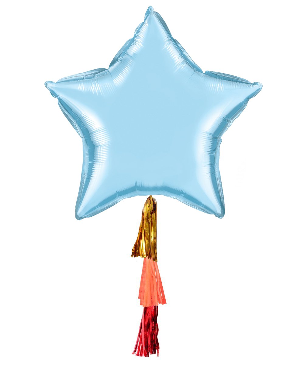 Globo Estrella Gigante - Azul Claro