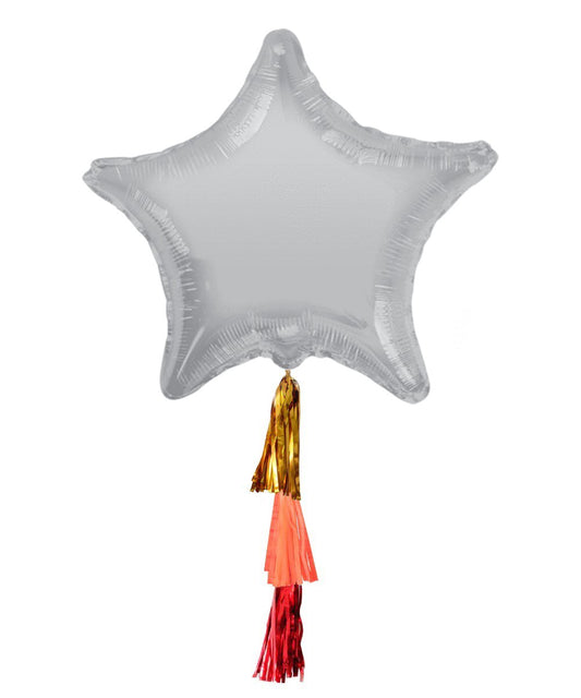 Globo Estrella Gigante - Plata