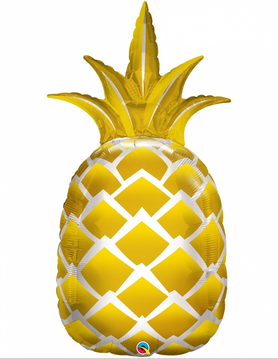 Globo Metalico - Piña Dorada