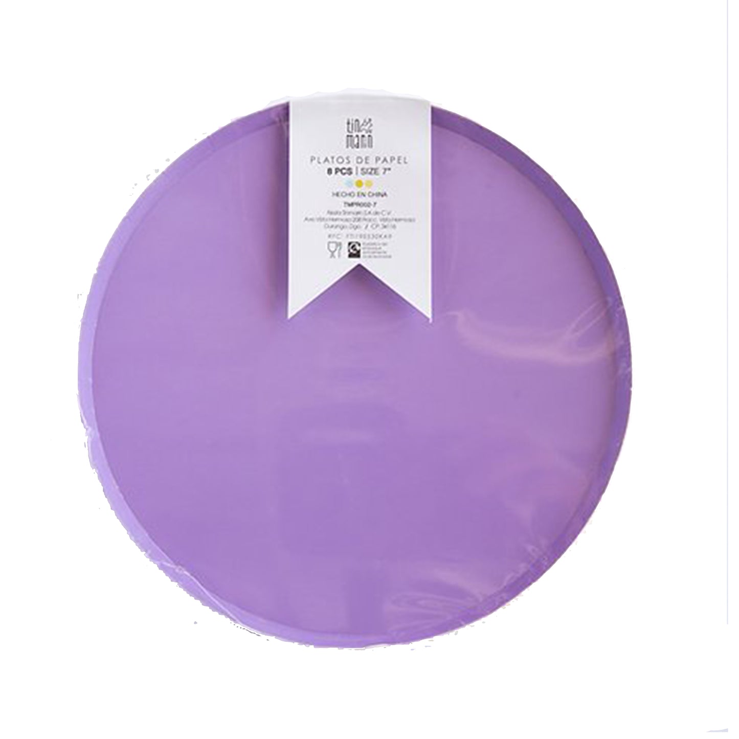 Plato - Lila Chico (8 piezas)