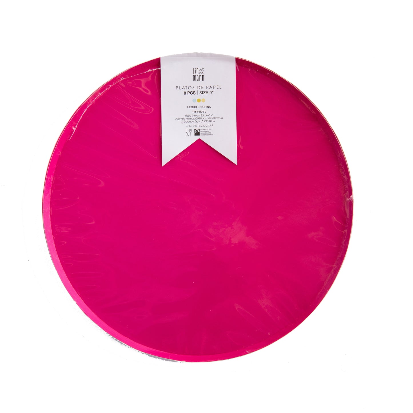Plato - Magenta Chico (8 piezas)