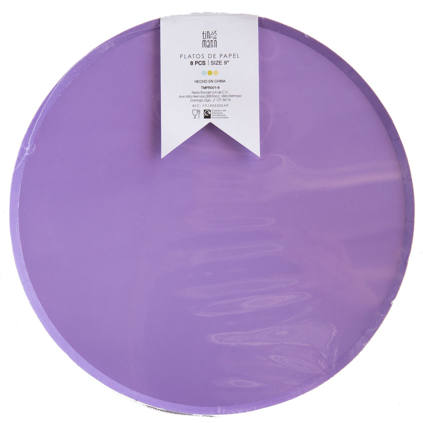 Plato - Lila Grande (8 piezas)