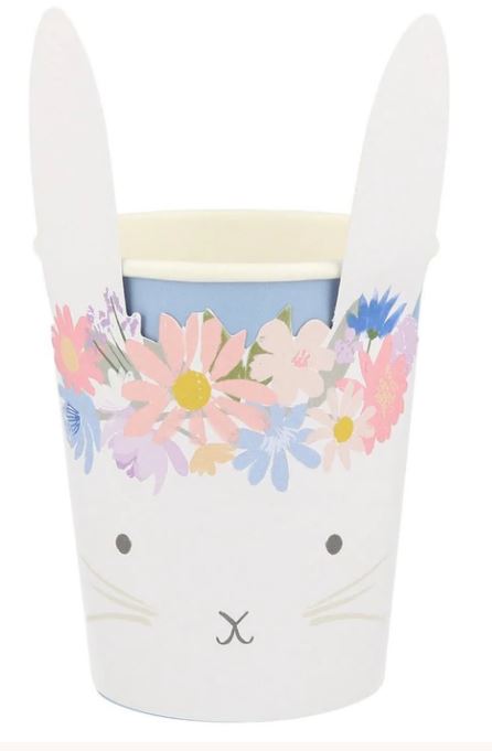 Vaso - Conejito Floral (8 piezas)