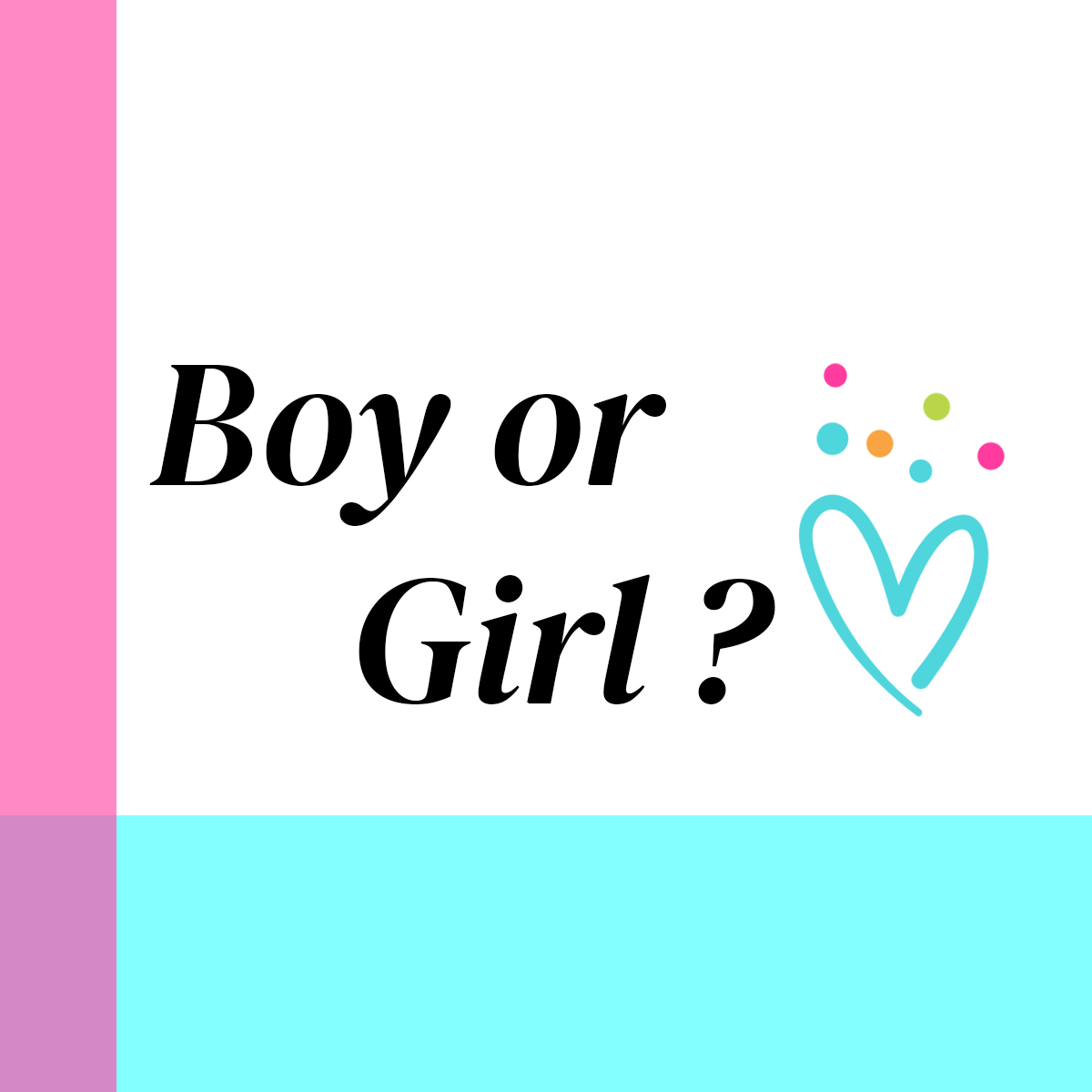 Gender Reveal Party