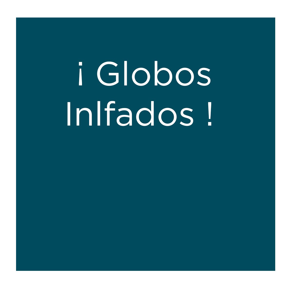 Globos inflados