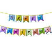 Letrero - Happy Birthday Multicolor