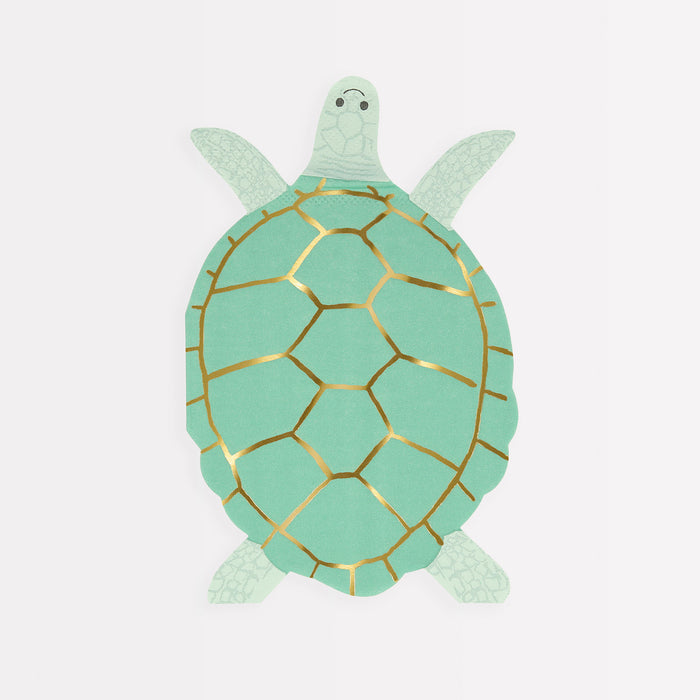 Servilletas de tortuga (x16)