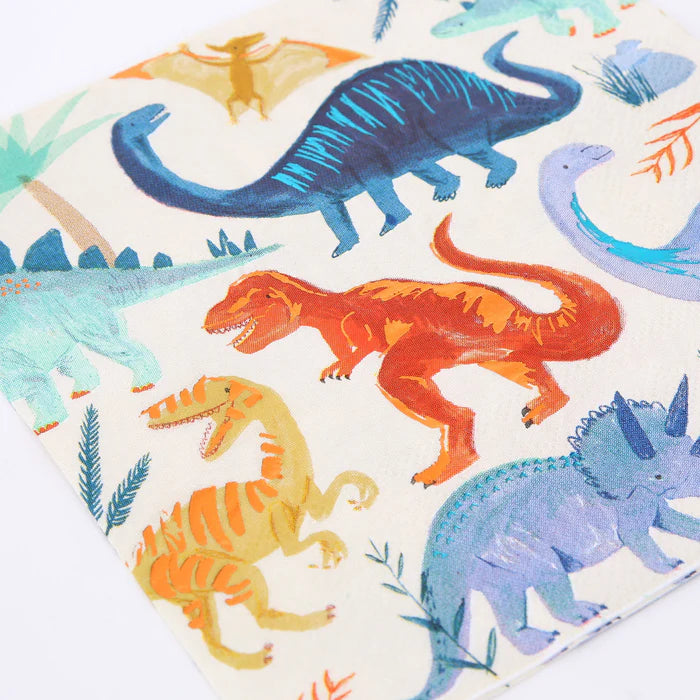 Servilletas Grandes Reino Dinosaurio (16pzs)