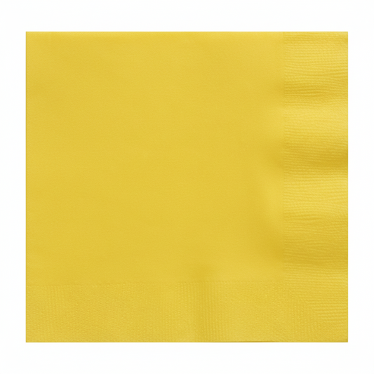 Servilleta amarilla (50 piezas)