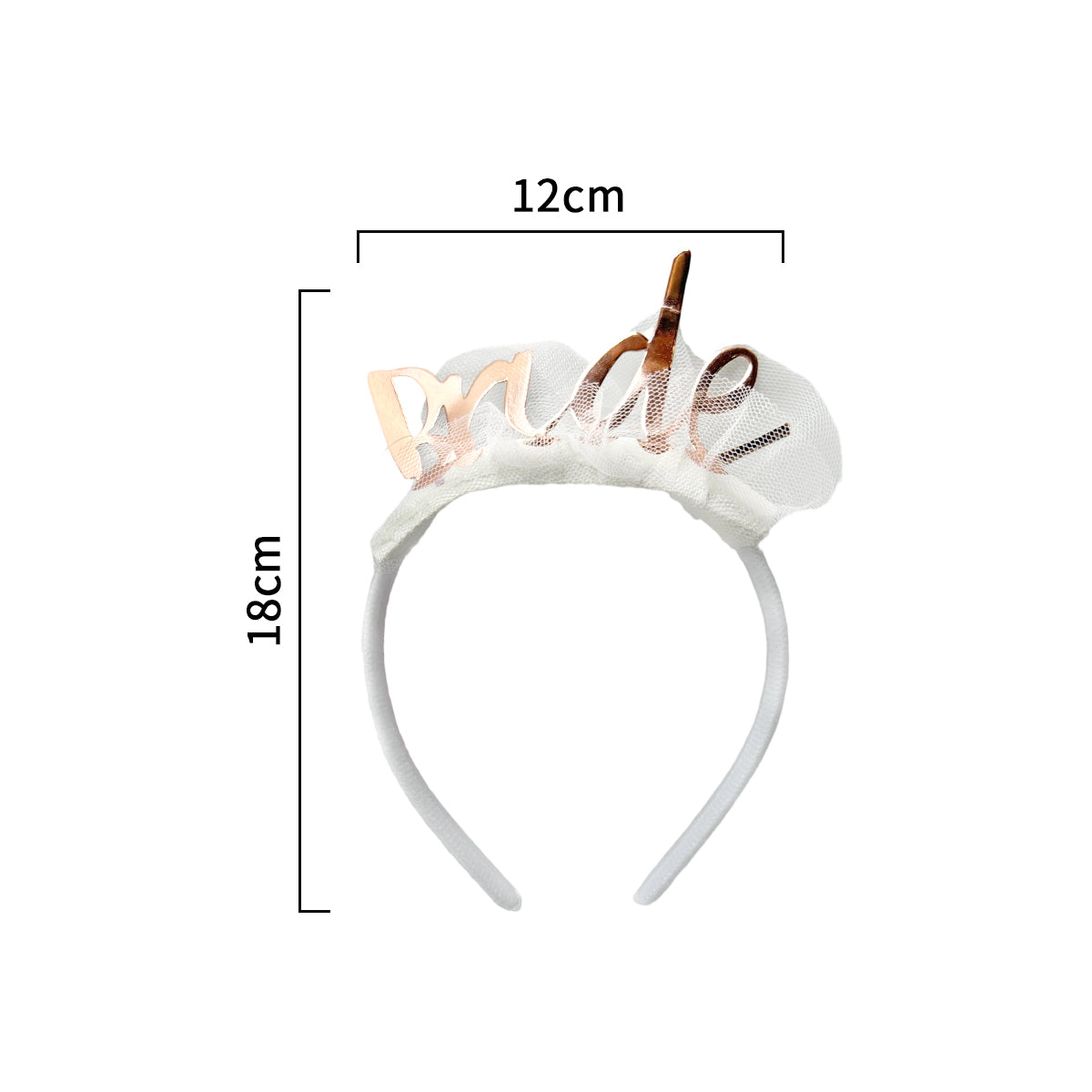 Diadema -  Velo Bride  (1 pieza)