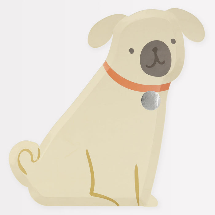 Platos de Pug (x8)