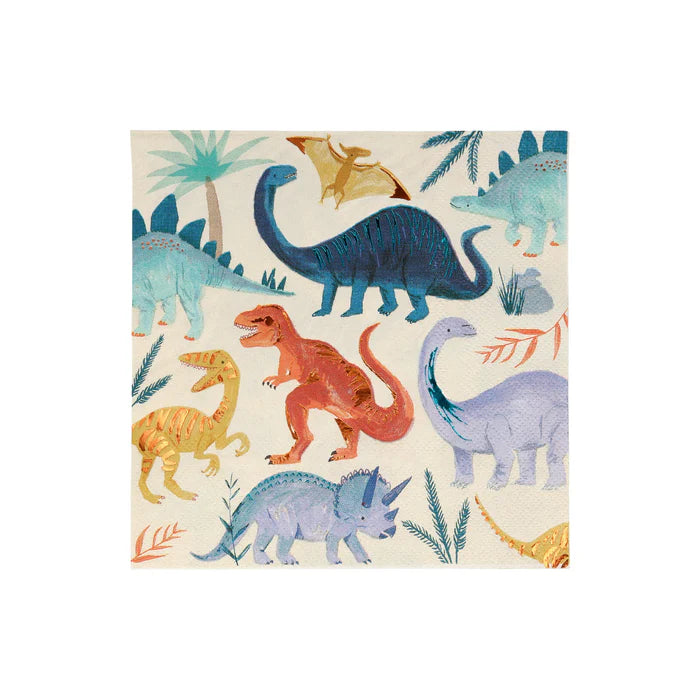 Servilletas Grandes Reino Dinosaurio (16pzs)