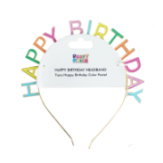 Diadema - Happy Birthday Pasteles (1 pieza)