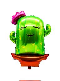 Globo Metalico - Cactus chico