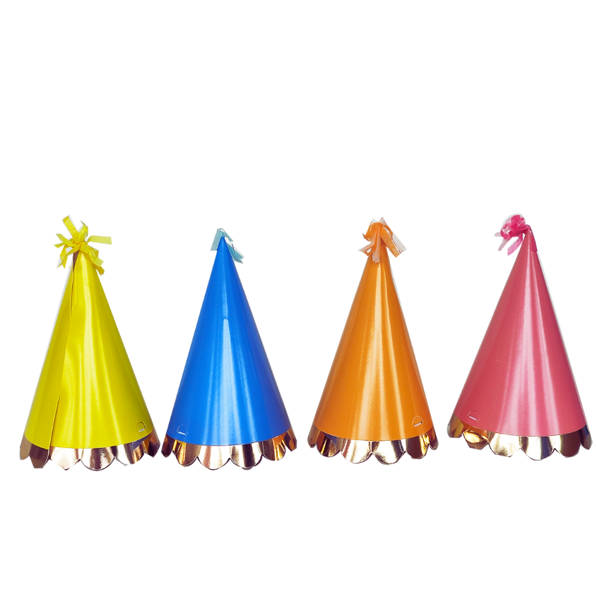 Gorrito Multicolor Foil (8 piezas)