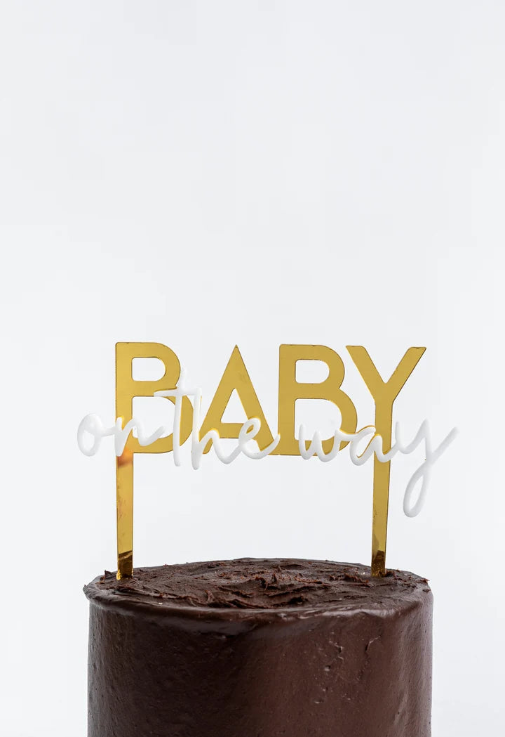 Cake Topper - Baby on the way