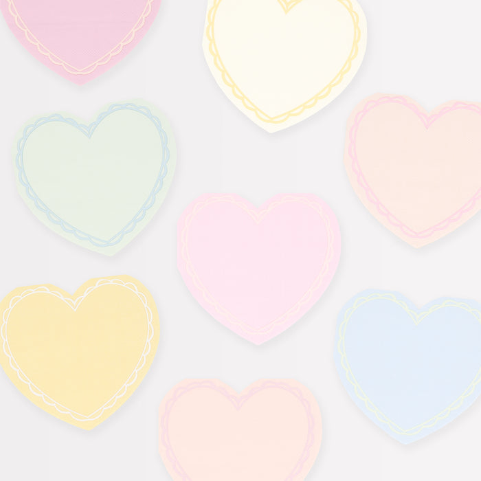 Servilletas chica Pastel Heart (x16)