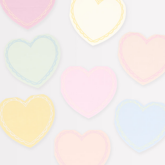 Servilletas chica Pastel Heart (x16)