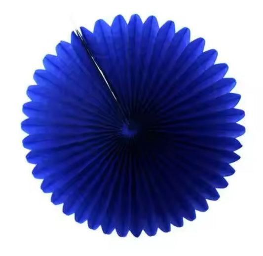 Abanico - Azul Rey - 45 cm