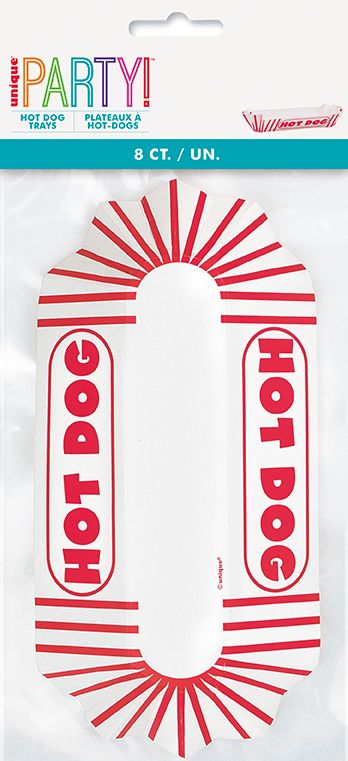 Bandeja para Hot Dog (8 piezas)