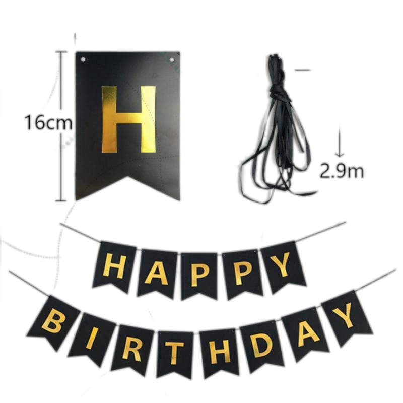 Letrero - Happy Birthday Negro