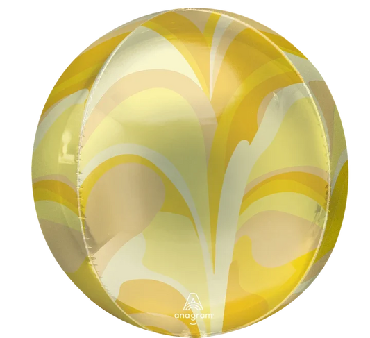 Globo Esfera - Amarilla Groovy